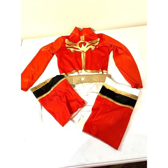 Other | Child Red Power Ranger One Piece Costume Size Small 4 6 Photos ...